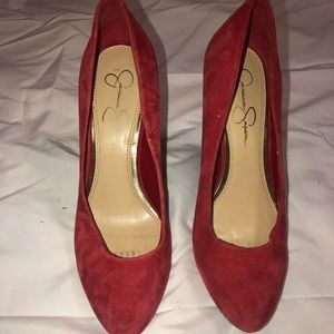 jessica simpson red heels